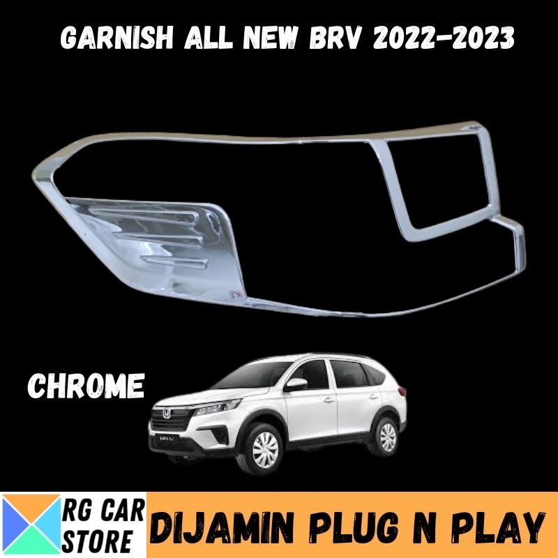 GARNISH ALL NEW BRV 2022-2023 CHROME DIJAMIN PNP TINGGAL PASANG BERKUALITAS