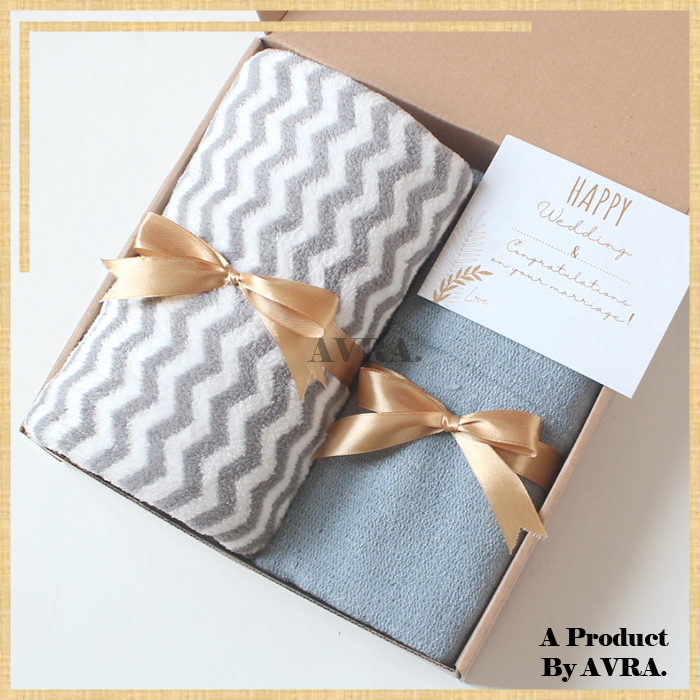 Kado Pernikahan Handuk Dewasa Gift Wedding Box Hampers Seserahan Nikahan Bahan Lembut Halus