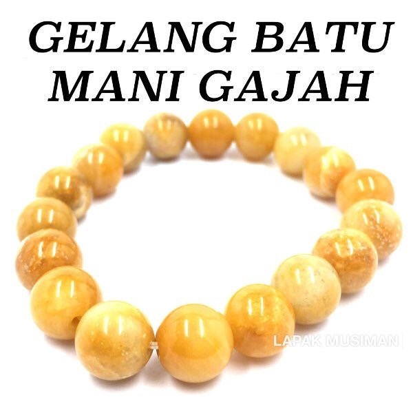 GELANG BATU MANIGAJAH ASLI NATURAL