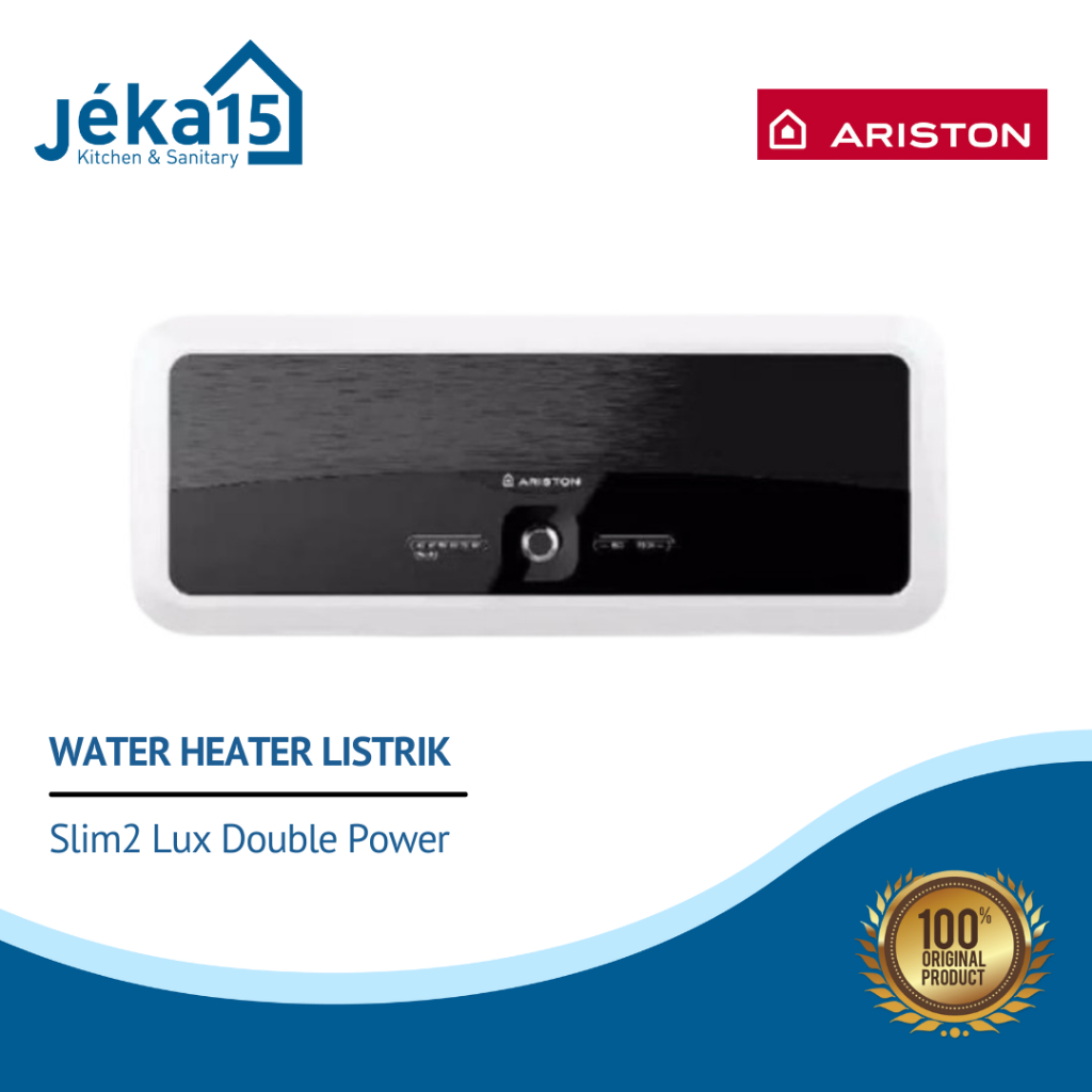 ARISTON SLIM2 LUX DOUBLE POWER | WATER HEATER LISTRIK