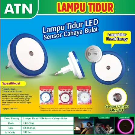 Lampu Tidur LED ATN Karakter Hemat Energy MURAH