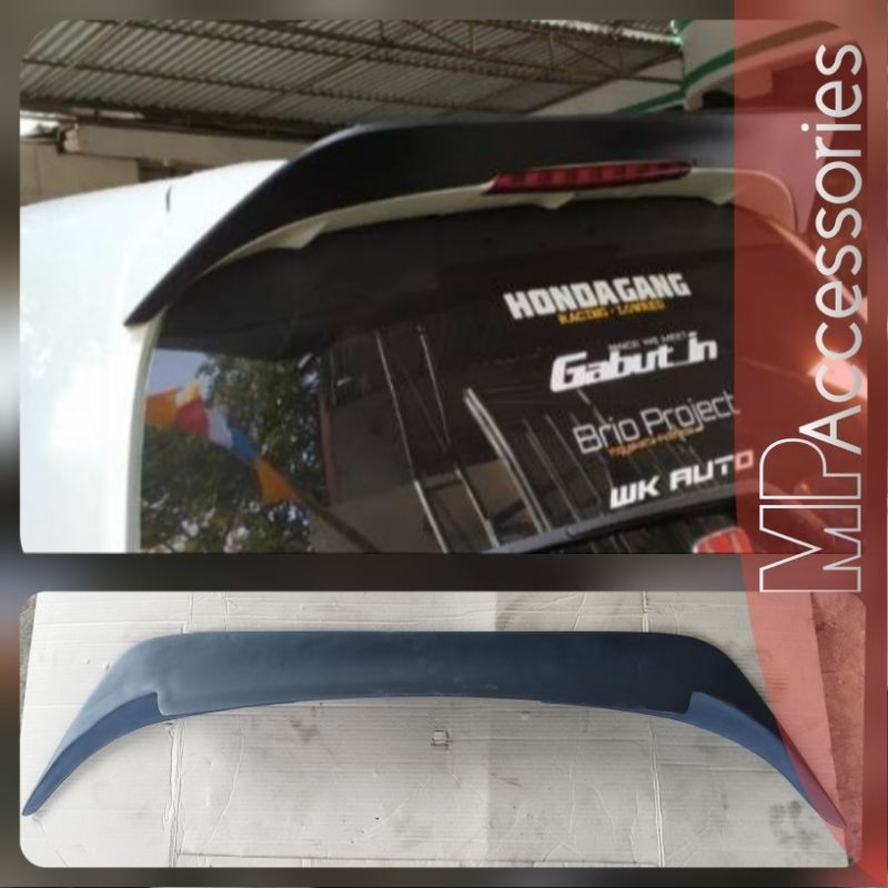 Addon Add-on spoiler Spoon Khusus Honda Brio 2012-2018