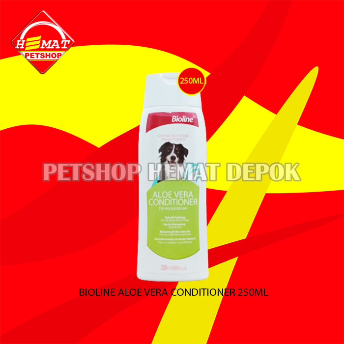 Shampoo Anjing Dog Conditioner Bioline Aloe Vera 250 ml