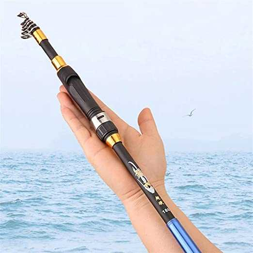 Joran Pancing Telescopic Portable Carbon Fiber 1.8M Joran Material Kuat Alat Memancing Ringkas Berkualitas