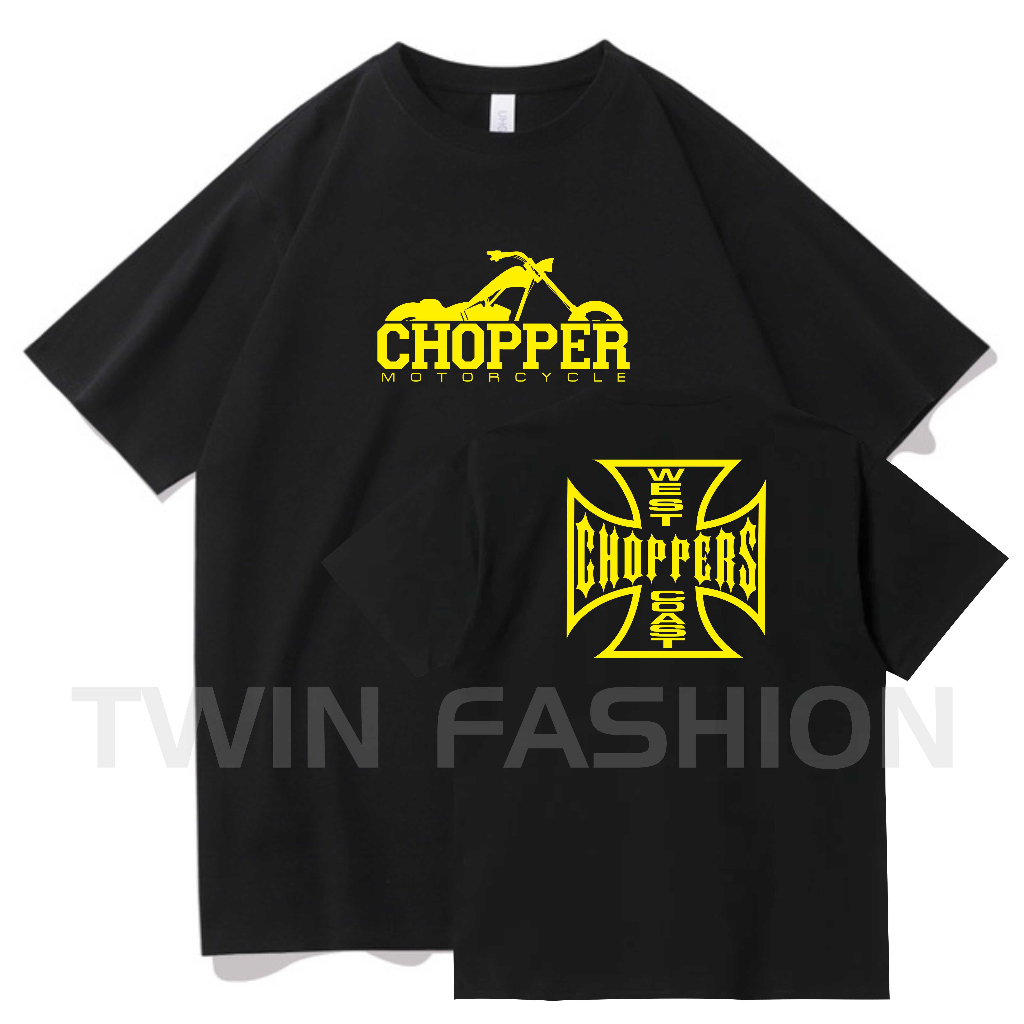 Kaos Motor Chopper West Coast / Kaos Pria Distro / T-shirt Baju Pria Dan Wanita