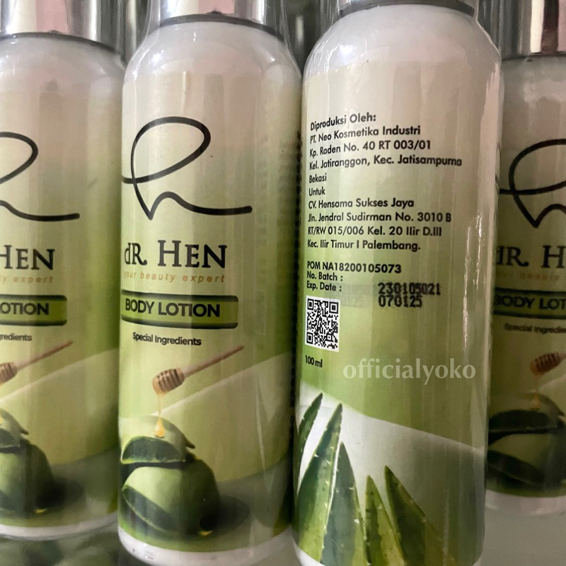 dR. Hen - Body Lotion 100ml