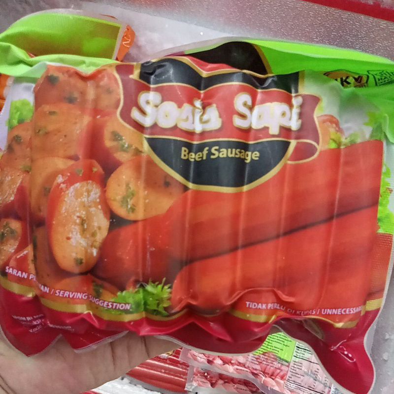 Yona Sosis Sapi Kemasan 15 Pcs