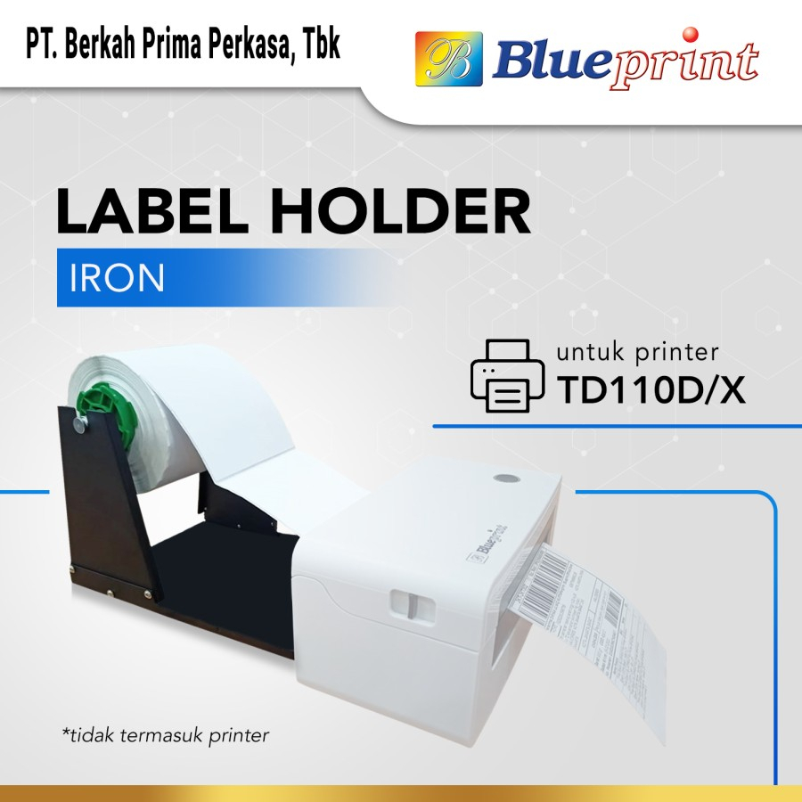 

Label Roll Holder BLUEPRINT 2in1 Gulungan Luar Label Besi Peganggan Kertas