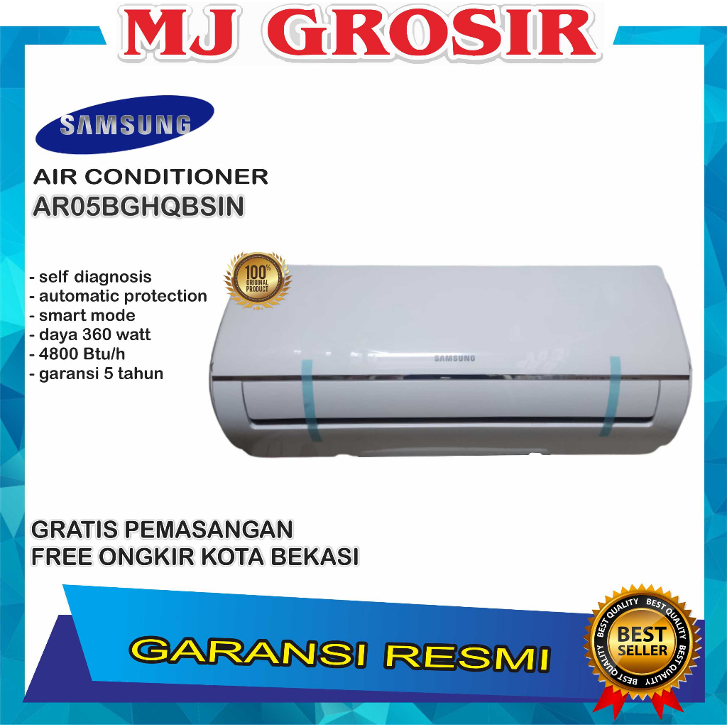 AC SAMSUNG AR 05 BGHQASIN 0.5 PK 1/2PK + PASANG LOW WATT