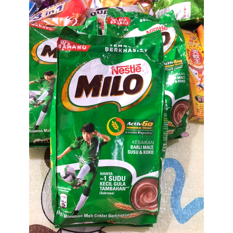 

milo Malaysia 1kg /milo sachet 18stik