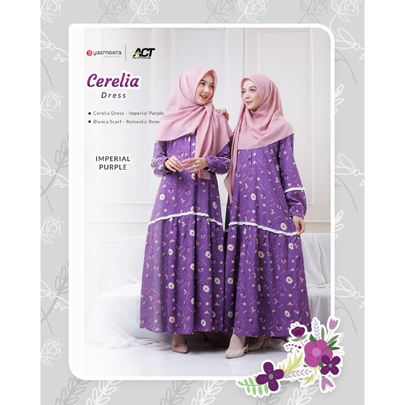 YASMEERA | EL RASHEED - GAMIS KATUN CERELIA DRESS by YASMEERA