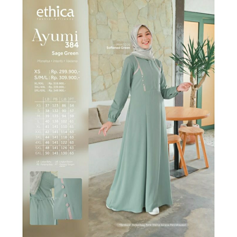 AYUMI 384 SAGE GREEN BY ETHICA