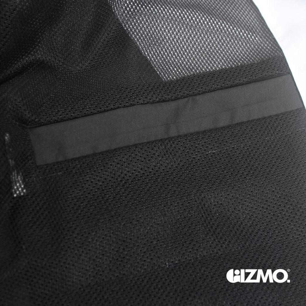 Gizmo Windbreaker Parasut jaket Outdoor Running Jacket Tahan Air Hitam Musim panas