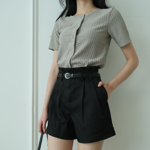 Hargo Shorts with Belt - Short Casual with Belt - Basic Pants - Celana Pendek Wanita