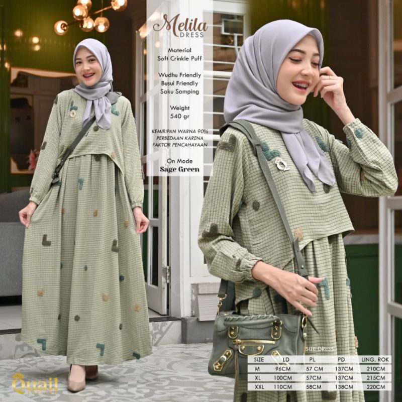 Melila Gamis QuaiL Hijab