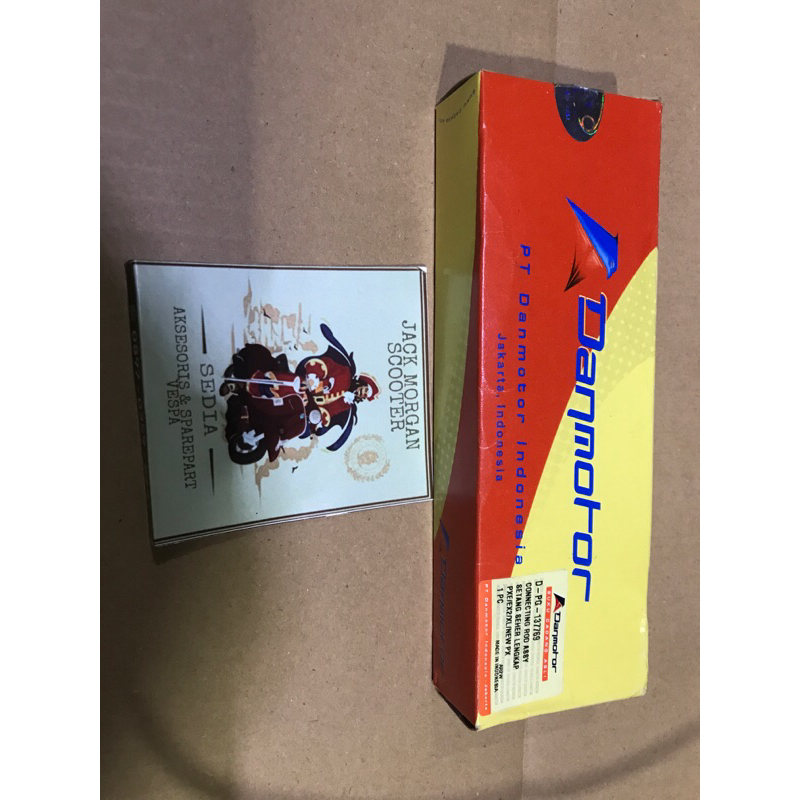 stang piston stang seher komplit vespa danmotor