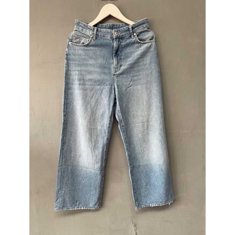 BERSHKA DENIM - JEANS KULOT (PRELOVED)