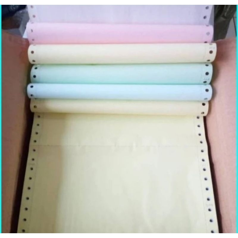 

kertas continuous form 6ply full /ukuran A4 /9 1/2 × 11 /harga per dus