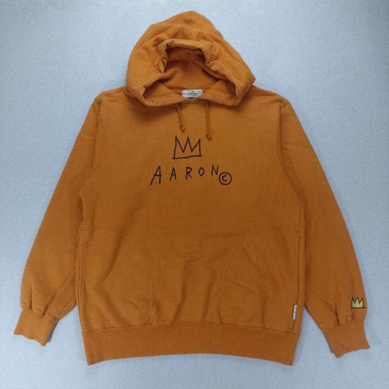 Hoodie Uniqlo X Jean Michel Basquiat (JMB) Second Orange