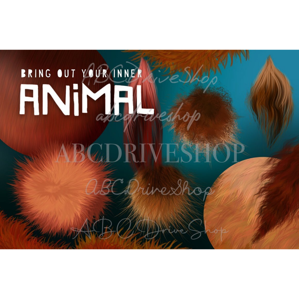 Procreate Brush - Animal Furs Vol. 2 Brushset