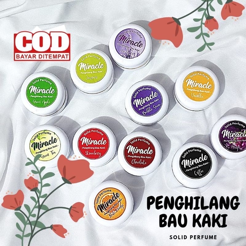 PENGHILANG BAU KAKI/PARFUM ANTI BAU KAKI/DEODORAN KAKI/SOLID PERFUME/PARFUM PADAT/PARFUM KAKI/PEWANGI KAKI