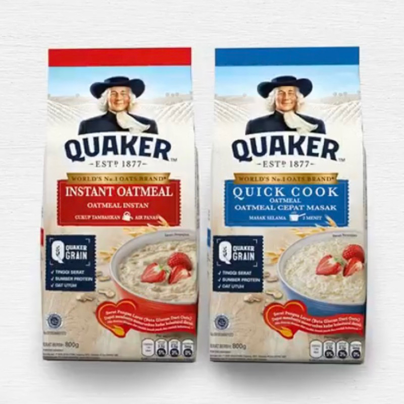 

Quaker Oatmeal (2 Varian) (2 Ukuran)