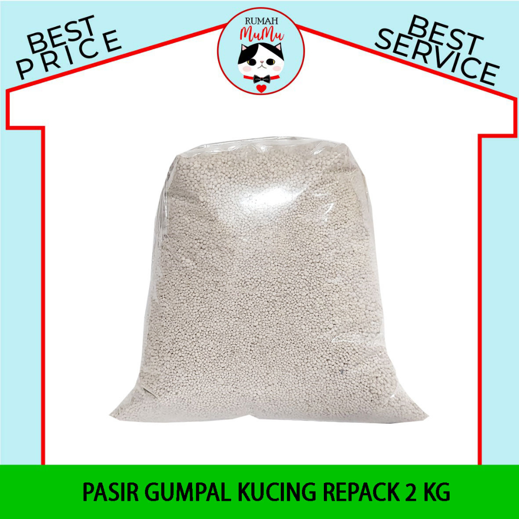 PASIR GUMPAL KUCING REPACK 2 KILO