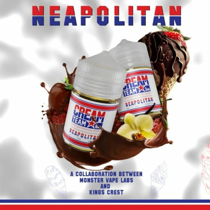 CREAM TEAM NEAPOLITAN BY MVL X KINGS CREST 3MG 60ML US