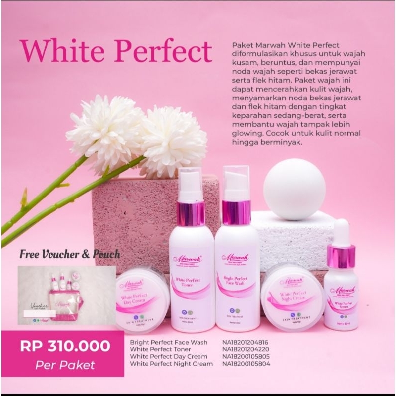 PAKET WHITE PERFECT MARWAH