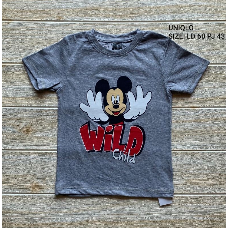 KAOS ANAK LAKI LAKI MOTIF MICKEY MOUSE