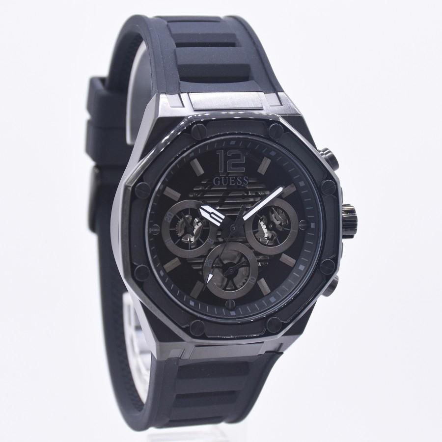 Jam Tangan Pria Analog GUESS Watches GW0263G4 Original garansi resmi  Black