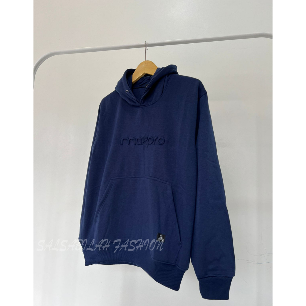 MAXPRO EMBOS Jaket Sweater Distro - Sweater Hoodie Pria Dan Wanita Flece Tebal