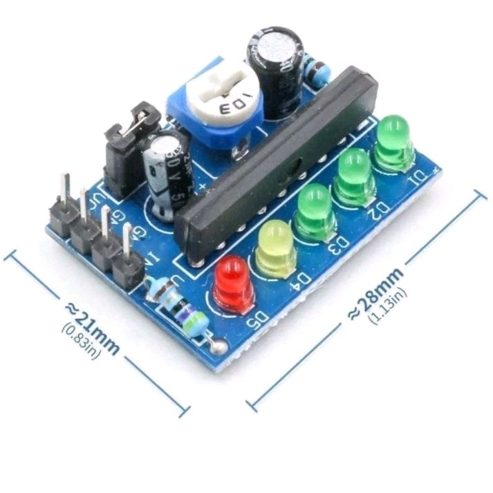 Kit KA2284 Power Level Indikator Baterai Pro Audio Level Indicator Module