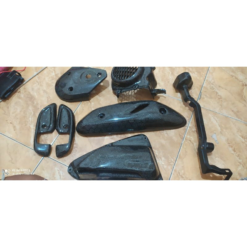 part Honda Scoopy 2021 karbon KEVLAR