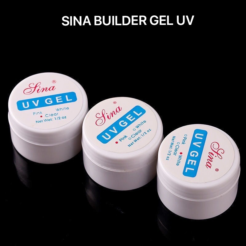 Sina UV Builder gel nail sculpture // Gel Extention Sina Clear