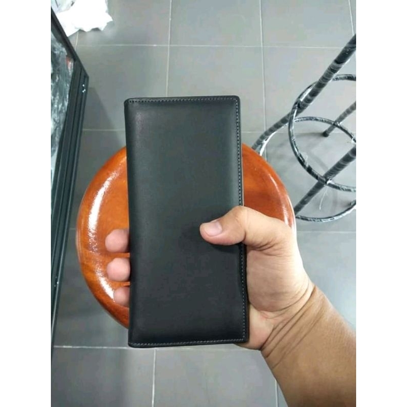 Dompet Pria Kulit Asli Original Model Panjang bnyak Slot Terbaru