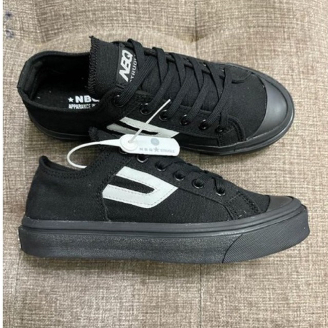 SEPATU SNEAKER NBQ STRUGLE ADISE FULLBLCK | SEPATU SEKOLAH | SEPATU PRIA WANITA ORIGINAL 100%