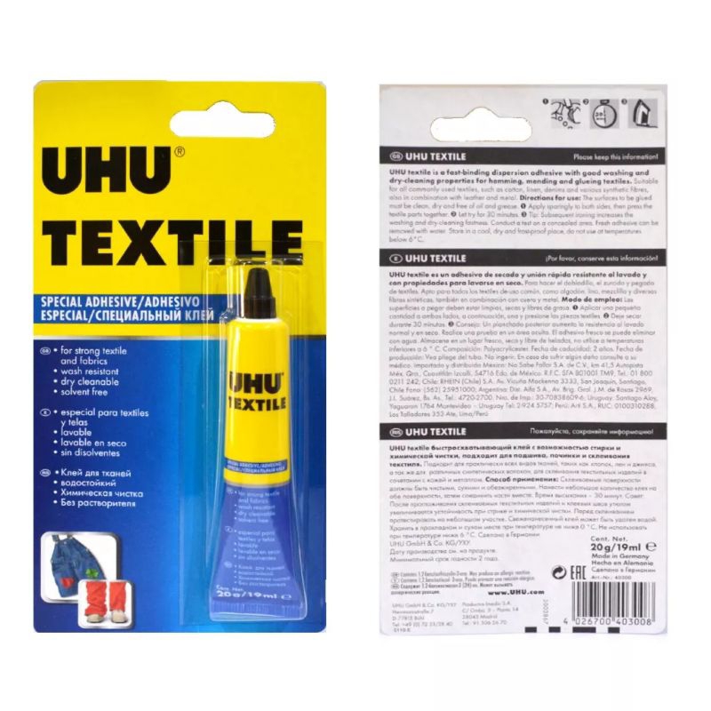 

Uhu Textile Lem Kain