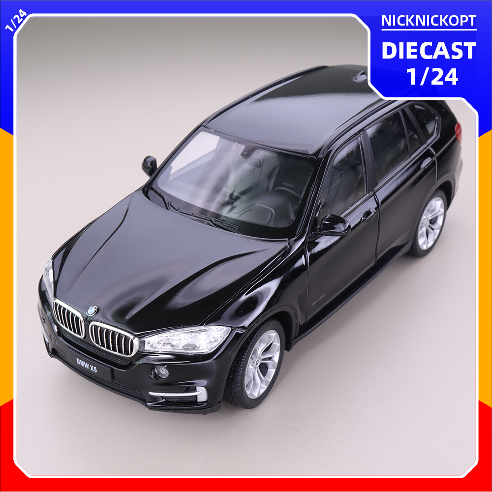 Miniatur Mobil Welly 2015 BMW X5 Diecast Skala 1:24 Mainan Koleksi