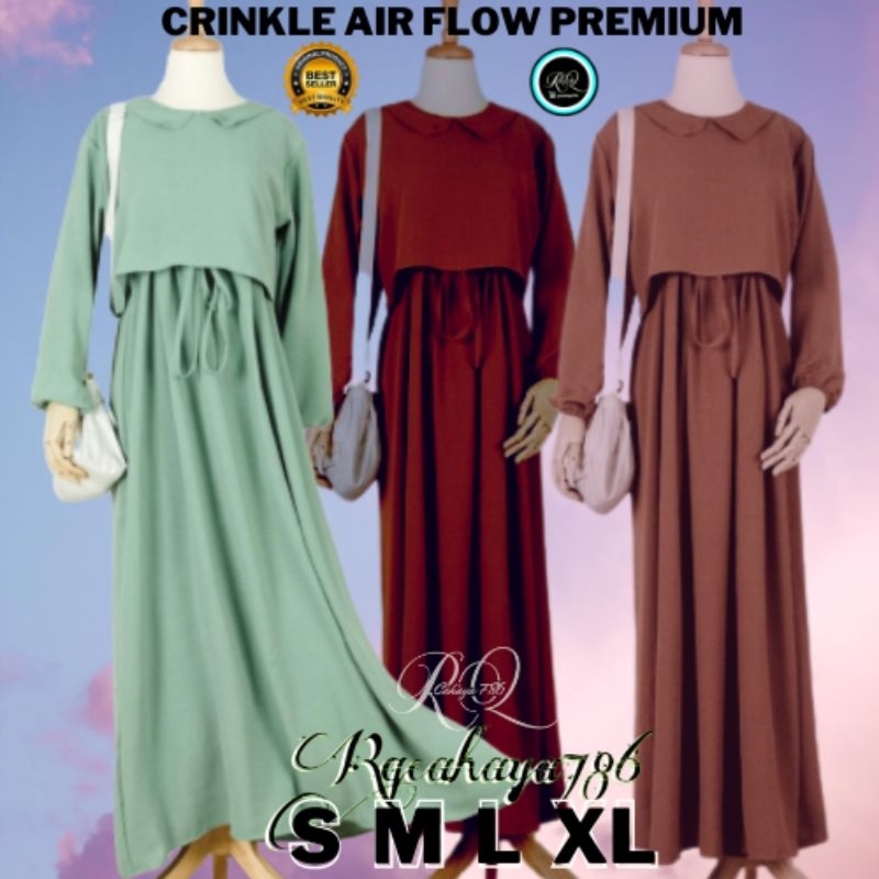 Zafina Dress Gamis Lebaran Gamis Putih Gamis Remaja Gamis KoreanStyle Dress Simple Pesta Terlaris