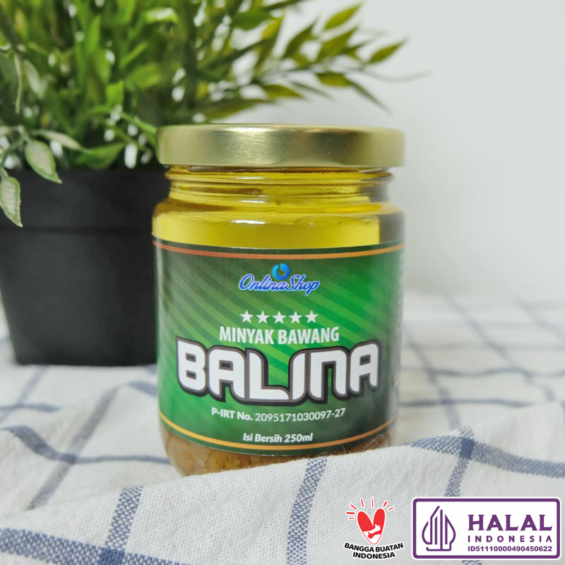 

Minyak Bawang BALINA 250ml Kemasan Stoples Kaca Halal