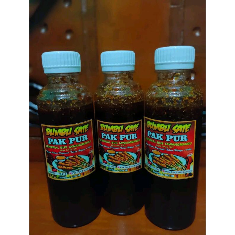 

BUMBU SATE PAK PUR TAWANGMANGU ASLI
