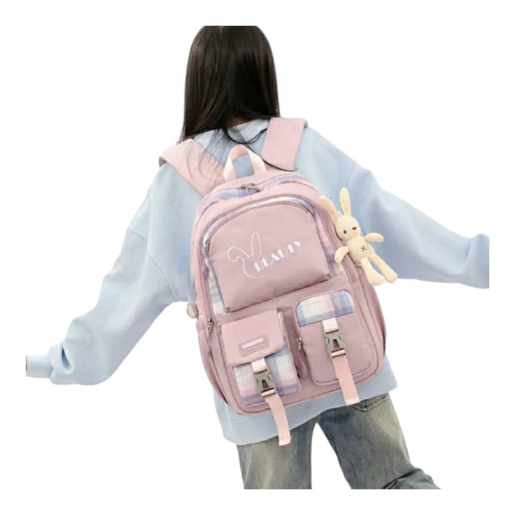 DB9902 Tas Ransel Sekolah Anak Perempuan Sd Smp Sma Tas Anak Backpack Import Hight Quality Korea Style