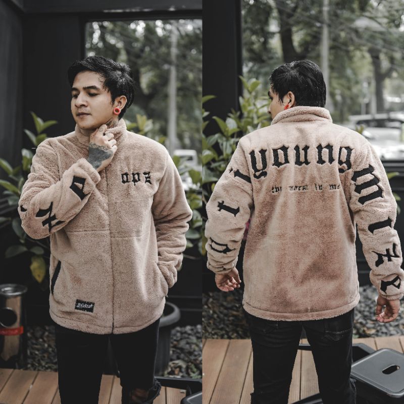 Jaket Bulu - Jaket Pria - Jaket Bulu Angsa - Jaket Sherpa - Jaket Kekinian - Jaket Musim Dingin - Ja