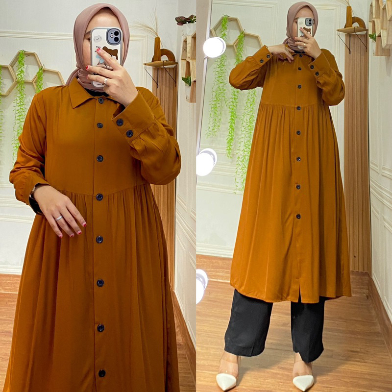 NAYA, Long tunik, bahan rayontwill premium