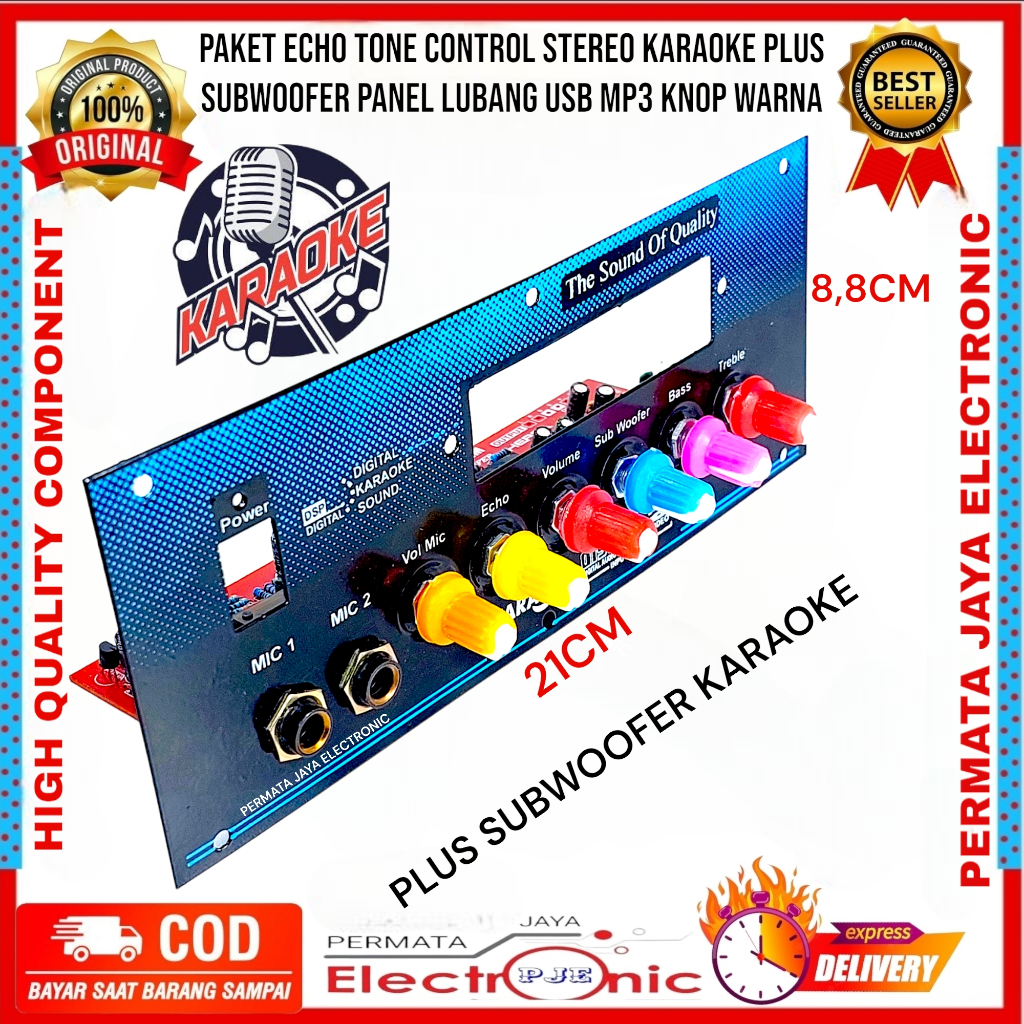 Stereo Tone Control Hybris + Panel Stereo Tone Control Subwoofer Echo