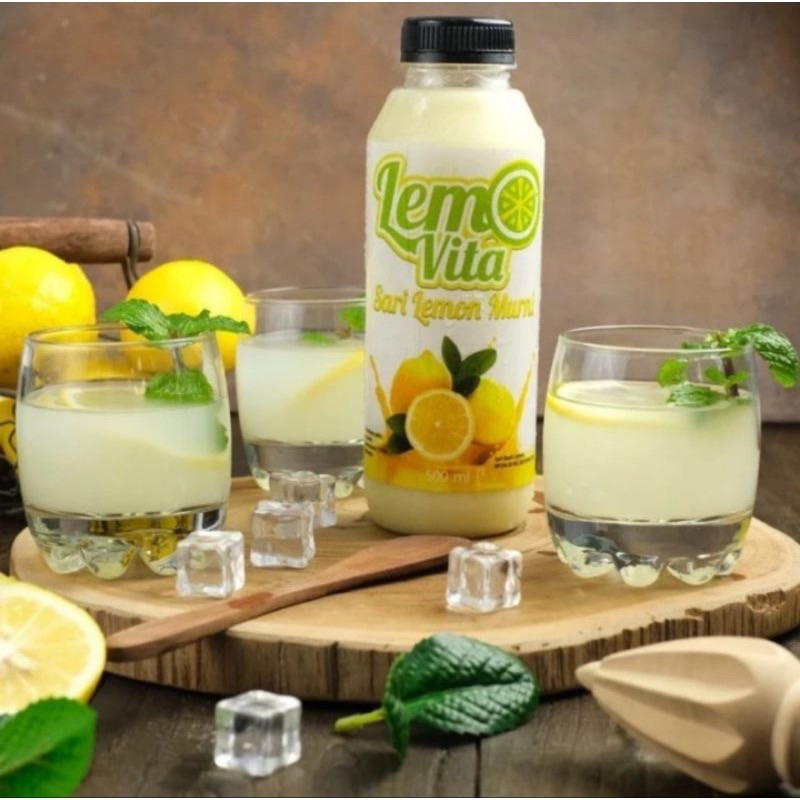 LEMOVITA SARI LEMON MURNI 500 mili - JUS LEMON -SARI LEMON