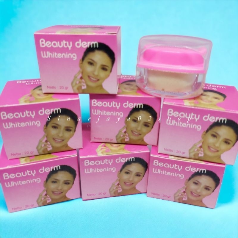 12 Pcs - Cream Beauty Derm Whitening Original 20gr