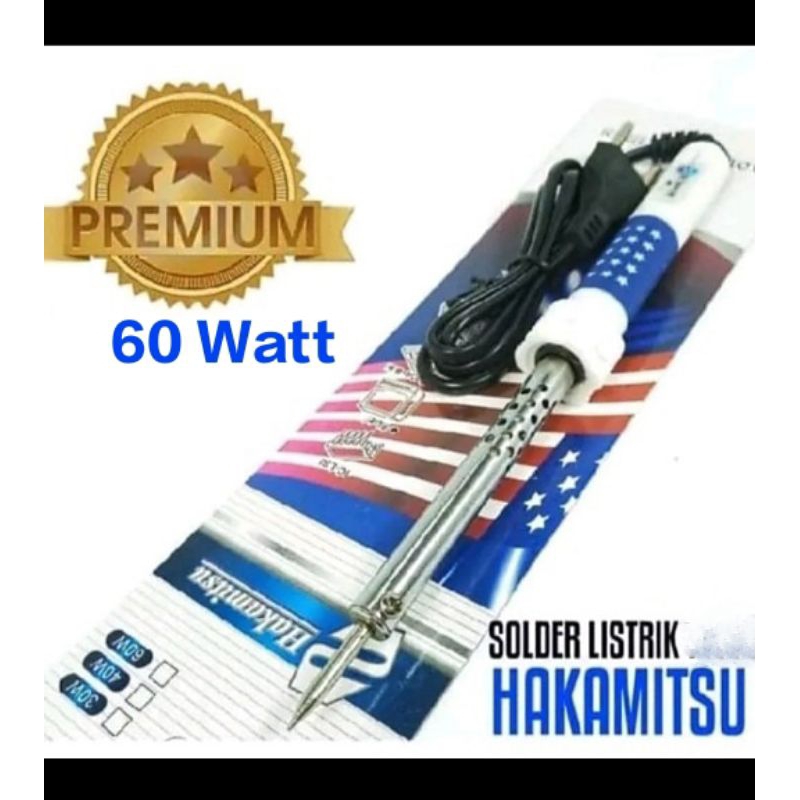 solder listrik hakamitsu 60 w kabel tebal cepat panas