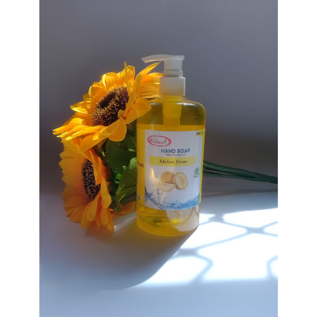 DZ Sakura - Handsoap Melon Fress Botol Pump 500ml